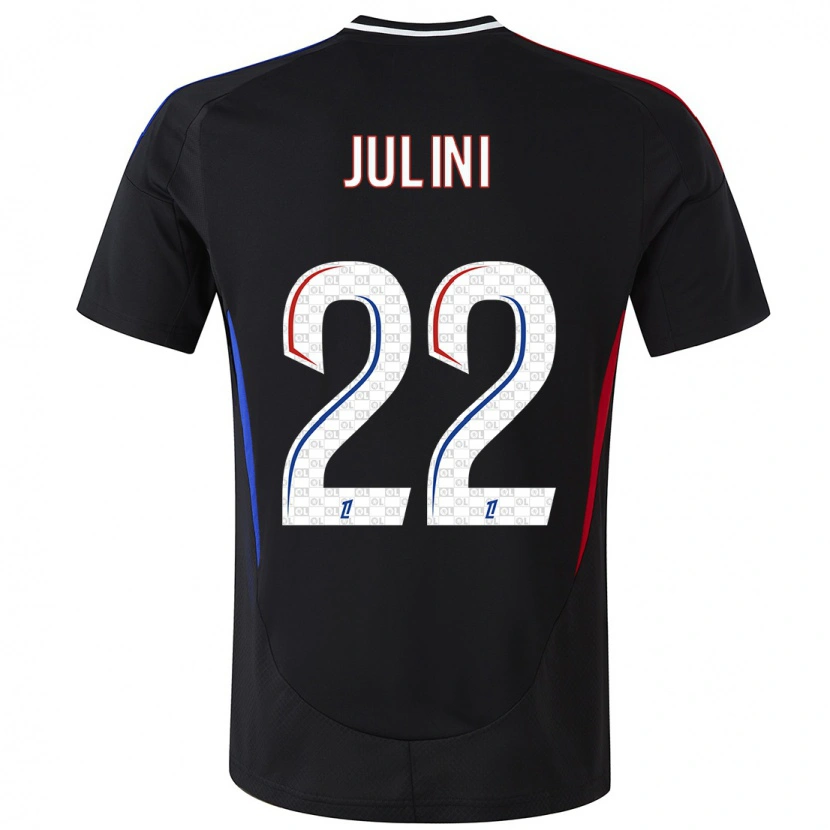 Danxen Herren Sally Julini #22 Schwarz Auswärtstrikot Trikot 2024/25 T-Shirt