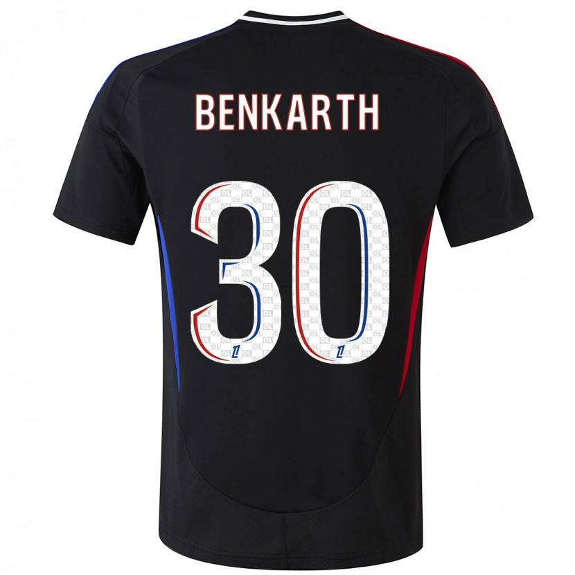 Danxen Herren Laura Benkarth #30 Schwarz Auswärtstrikot Trikot 2024/25 T-Shirt