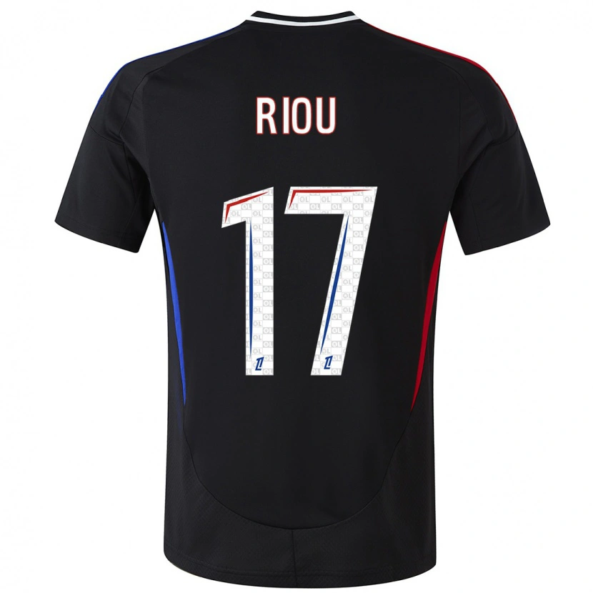Danxen Herren Rémy Riou #17 Schwarz Auswärtstrikot Trikot 2024/25 T-Shirt