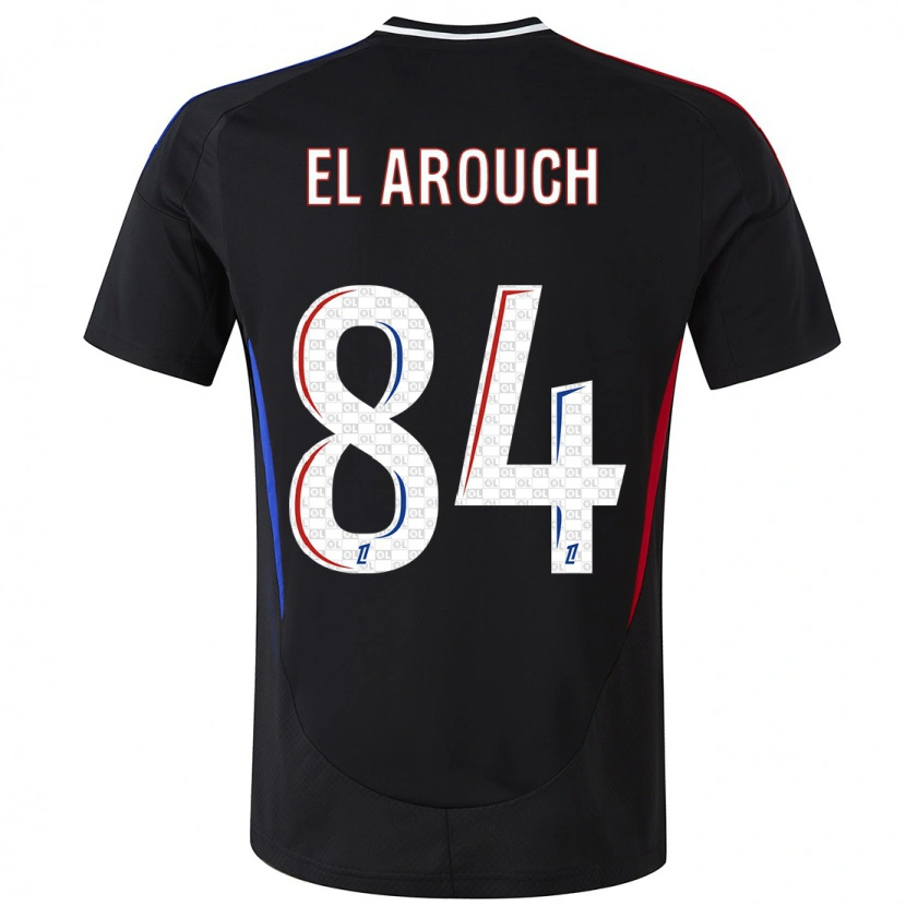 Danxen Herren Mohamed El Arouch #84 Schwarz Auswärtstrikot Trikot 2024/25 T-Shirt