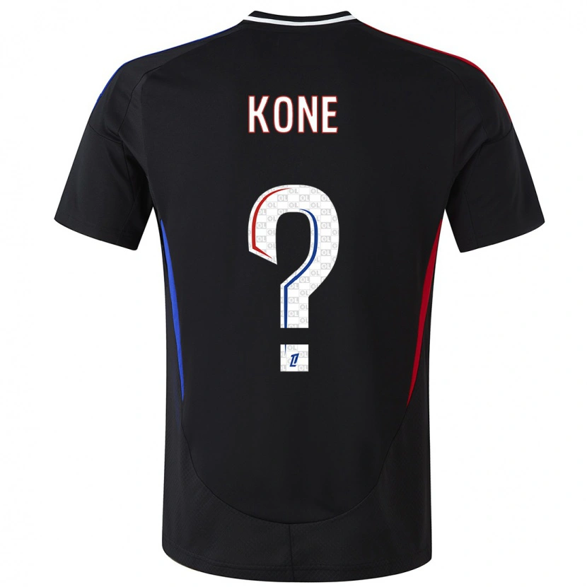 Danxen Herren Youssouf Kone #0 Schwarz Auswärtstrikot Trikot 2024/25 T-Shirt