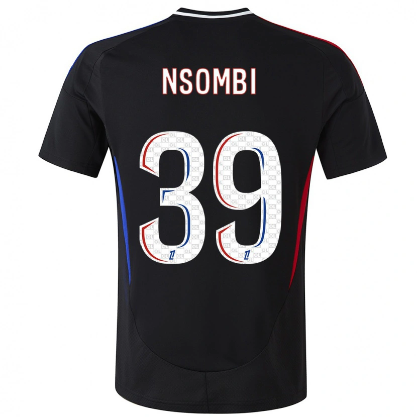 Danxen Herren Gael Nsombi #39 Schwarz Auswärtstrikot Trikot 2024/25 T-Shirt