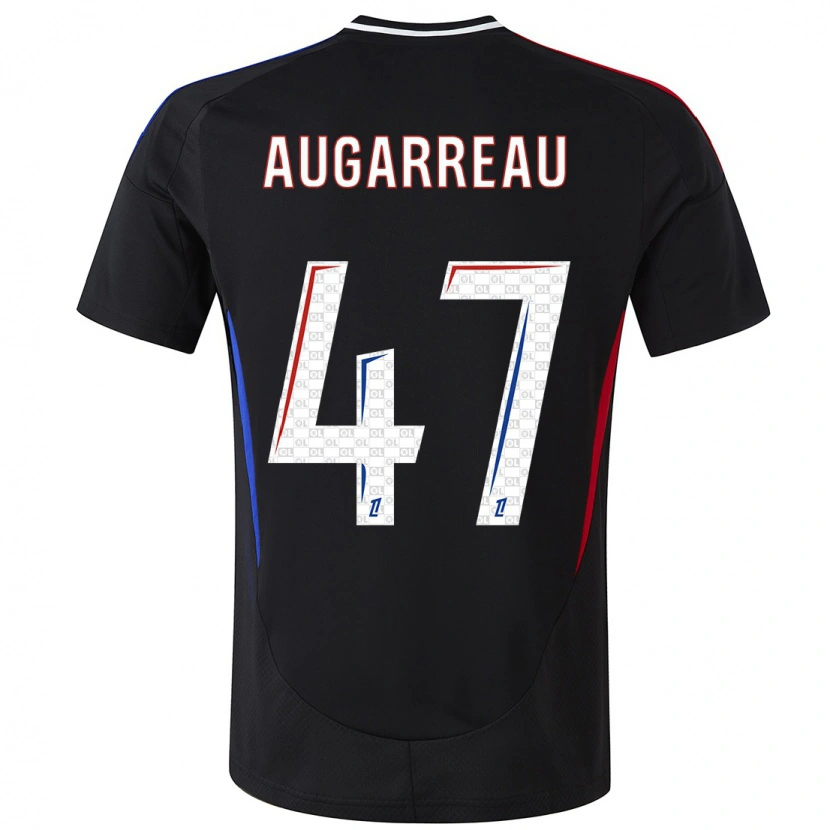 Danxen Herren Sofiane Augarreau #47 Schwarz Auswärtstrikot Trikot 2024/25 T-Shirt