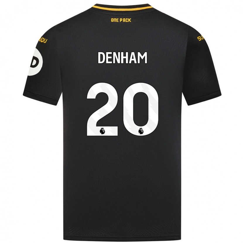 Danxen Herren Ania Denham #20 Schwarz Auswärtstrikot Trikot 2024/25 T-Shirt