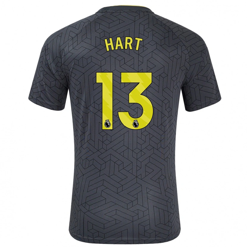 Danxen Herren Libby Hart #13 Schwarz Gelb Auswärtstrikot Trikot 2024/25 T-Shirt