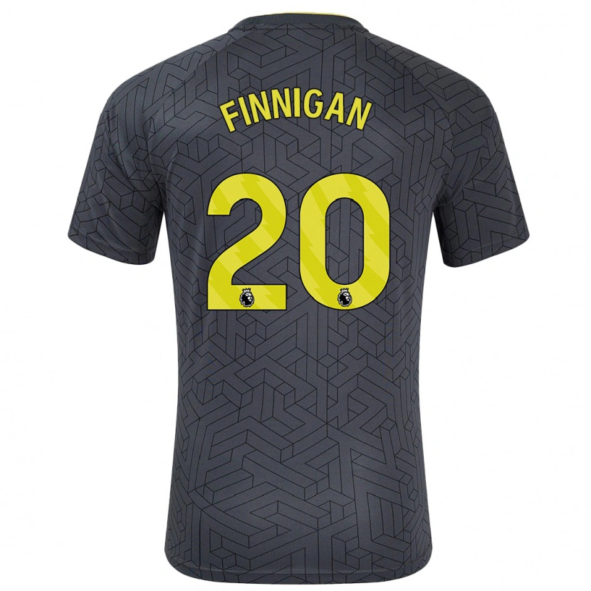 Danxen Herren Megan Finnigan #20 Schwarz Gelb Auswärtstrikot Trikot 2024/25 T-Shirt
