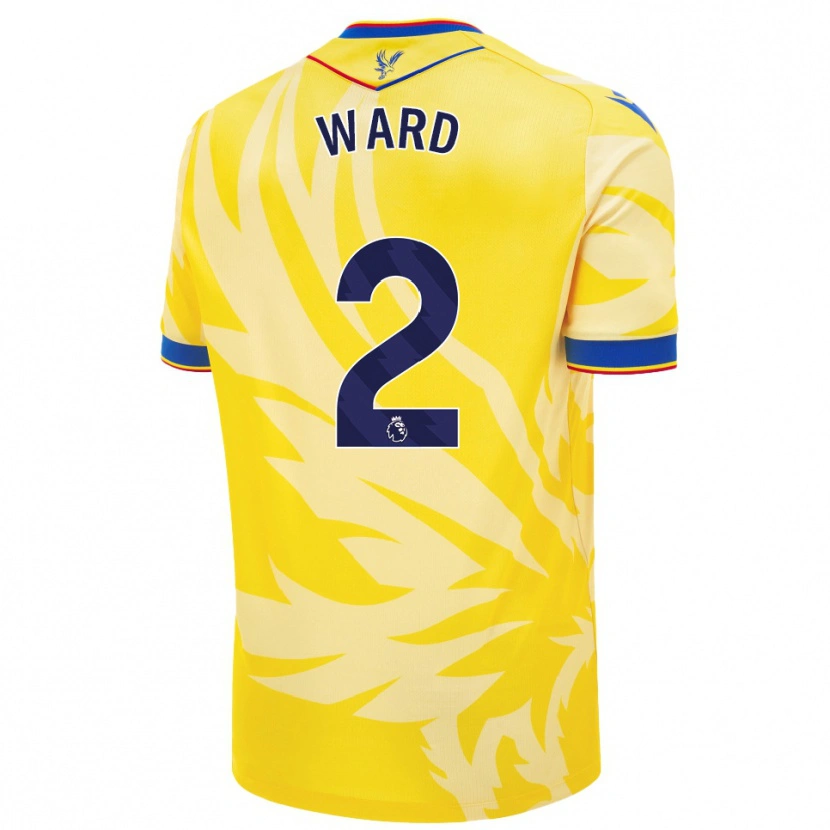 Danxen Herren Joel Ward #2 Gelb Auswärtstrikot Trikot 2024/25 T-Shirt