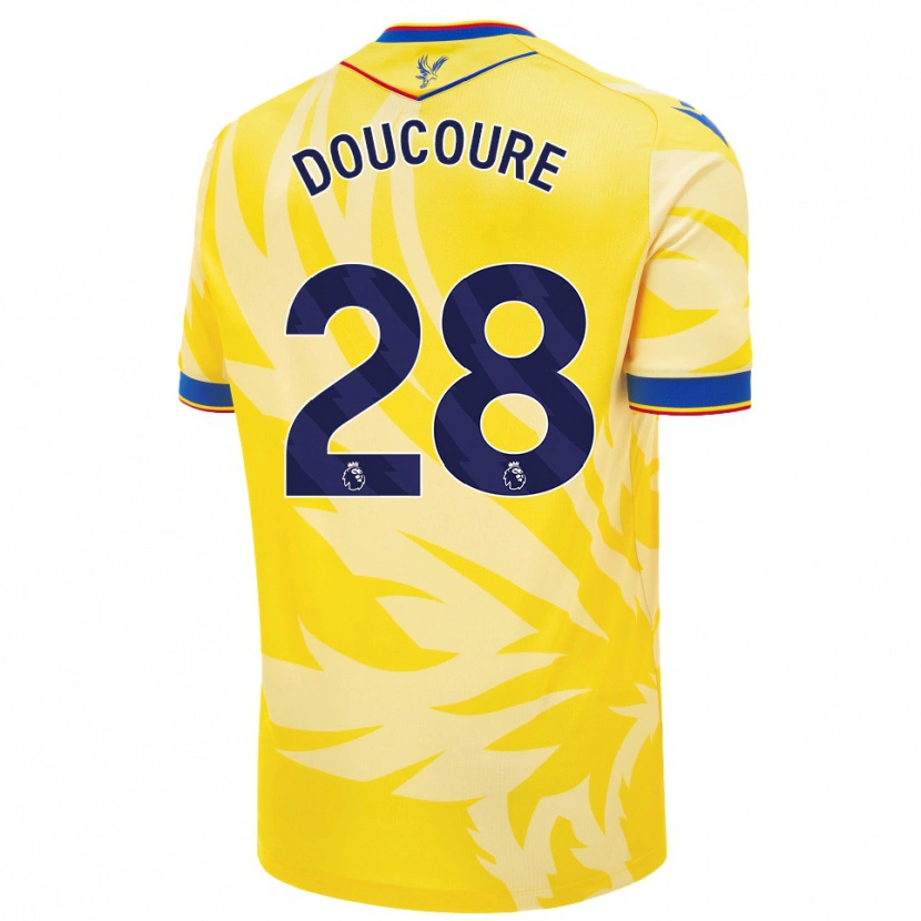 Danxen Herren Cheick Doucouré #28 Gelb Auswärtstrikot Trikot 2024/25 T-Shirt