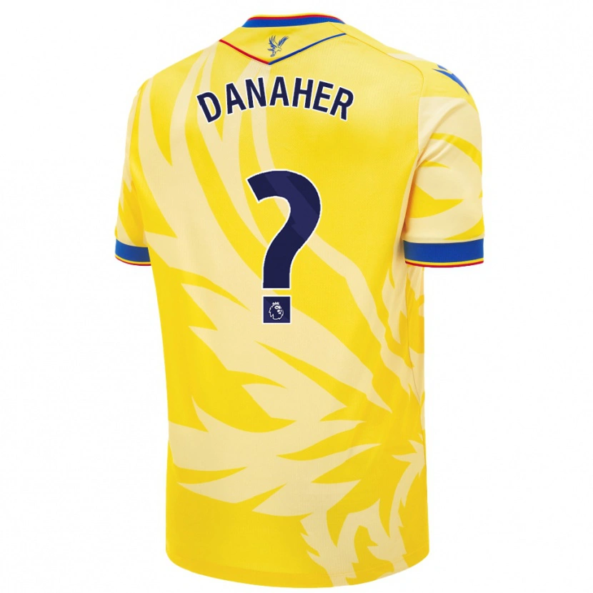 Danxen Herren Euan Danaher #0 Gelb Auswärtstrikot Trikot 2024/25 T-Shirt