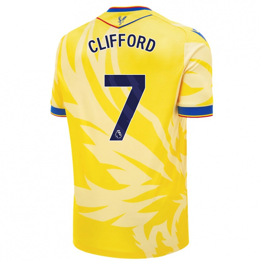 Danxen Herren Charley Clifford #7 Gelb Auswärtstrikot Trikot 2024/25 T-Shirt