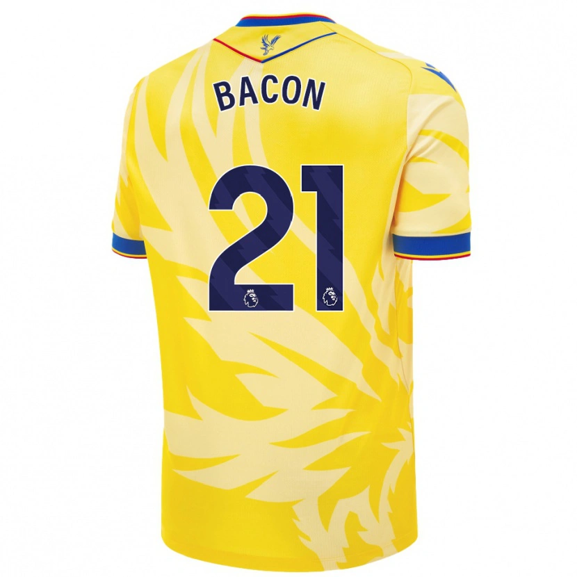 Danxen Herren Skye Bacon #21 Gelb Auswärtstrikot Trikot 2024/25 T-Shirt