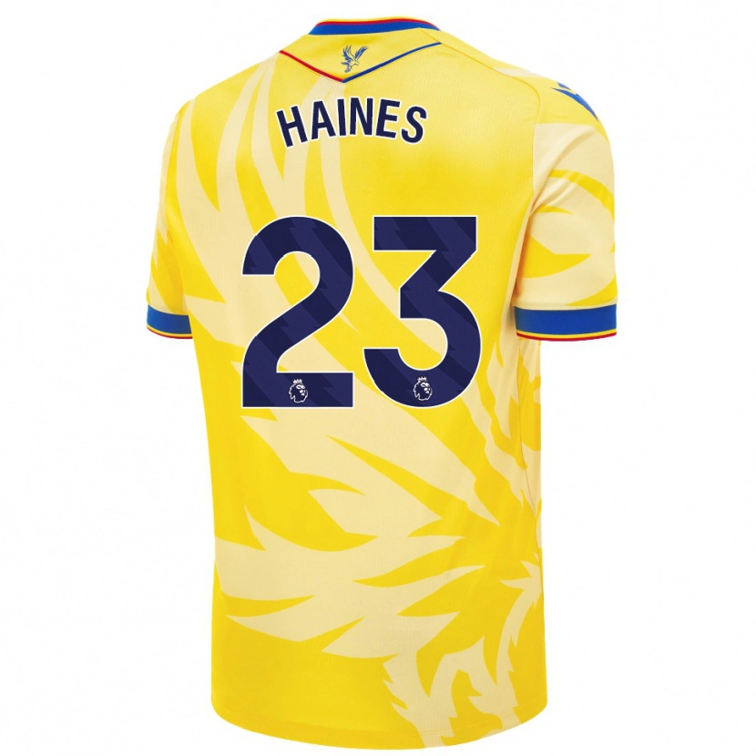 Danxen Herren Coral-Jade Haines #23 Gelb Auswärtstrikot Trikot 2024/25 T-Shirt