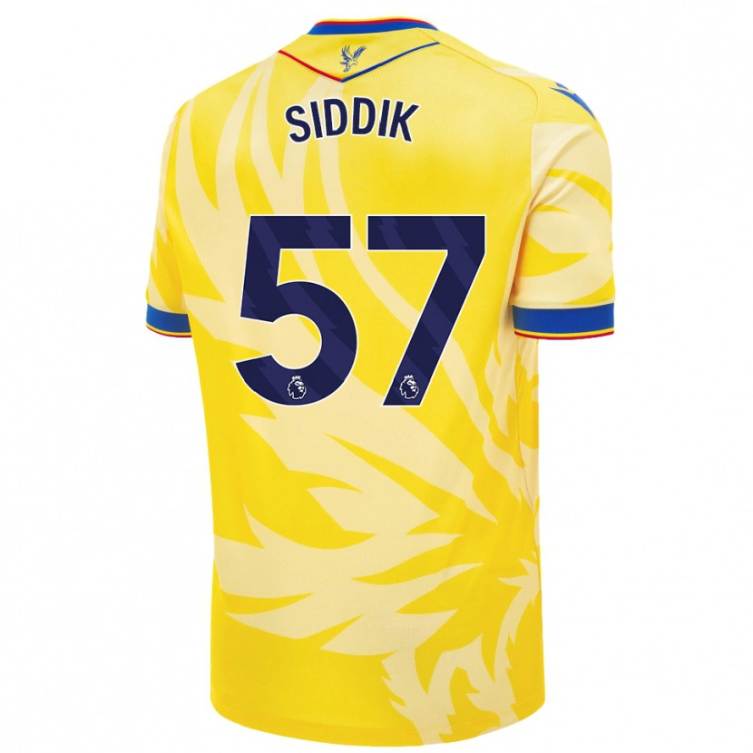 Danxen Herren Cardo Siddik #57 Gelb Auswärtstrikot Trikot 2024/25 T-Shirt
