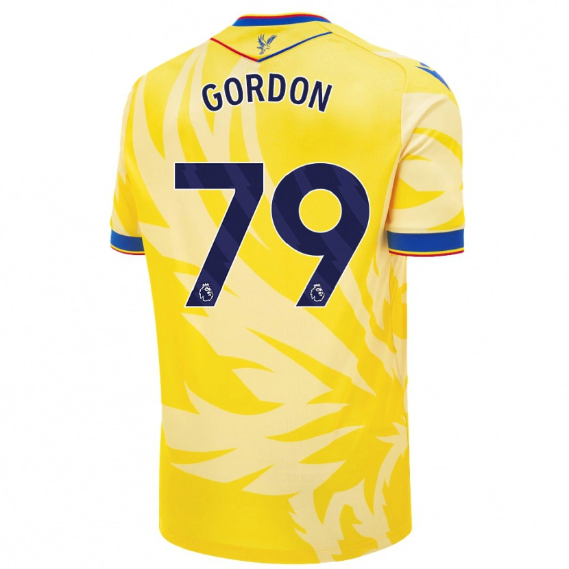 Danxen Herren John-Kymani Gordon #79 Gelb Auswärtstrikot Trikot 2024/25 T-Shirt