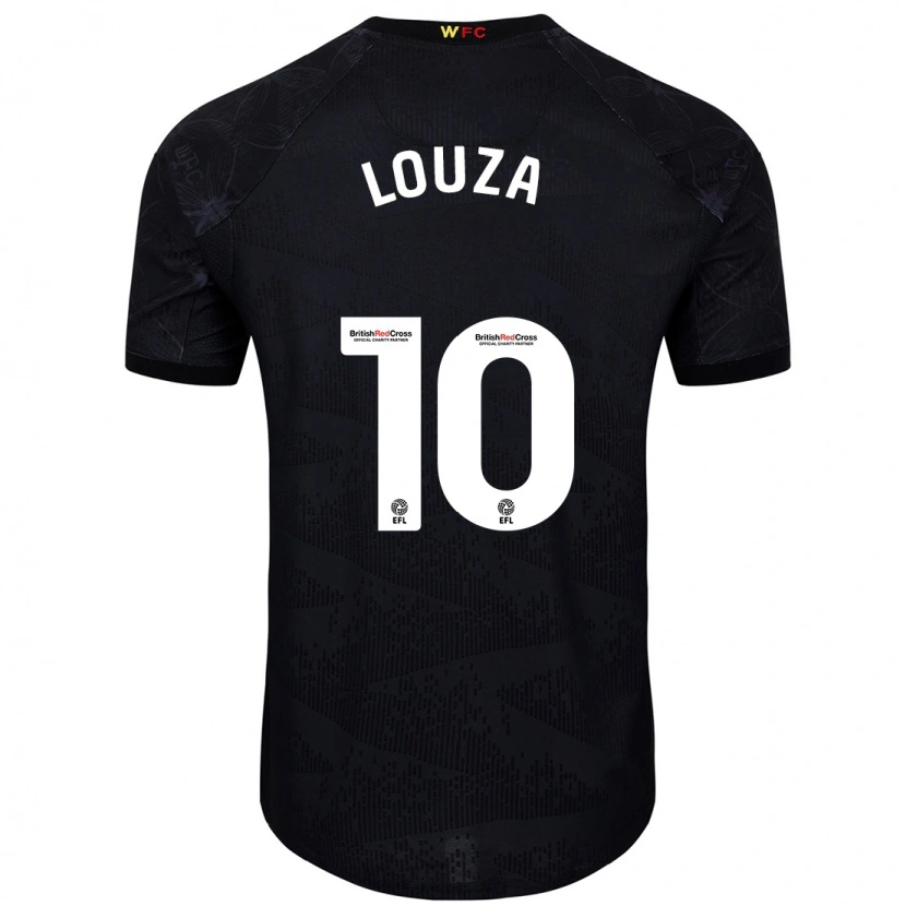 Danxen Herren Imrân Louza #10 Schwarz Weiß Auswärtstrikot Trikot 2024/25 T-Shirt