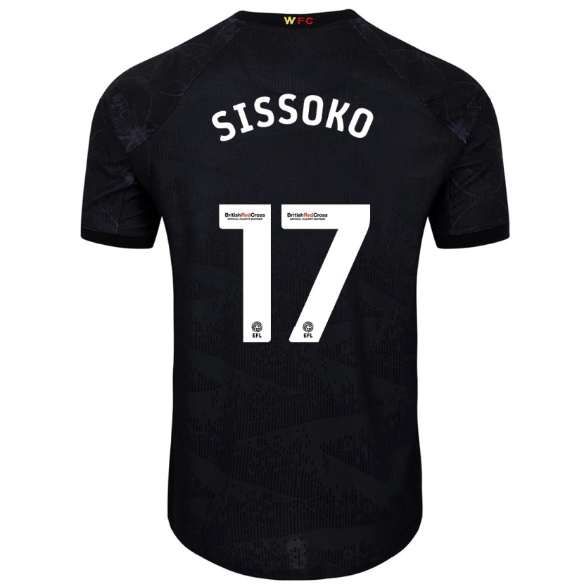 Danxen Herren Moussa Sissoko #17 Schwarz Weiß Auswärtstrikot Trikot 2024/25 T-Shirt
