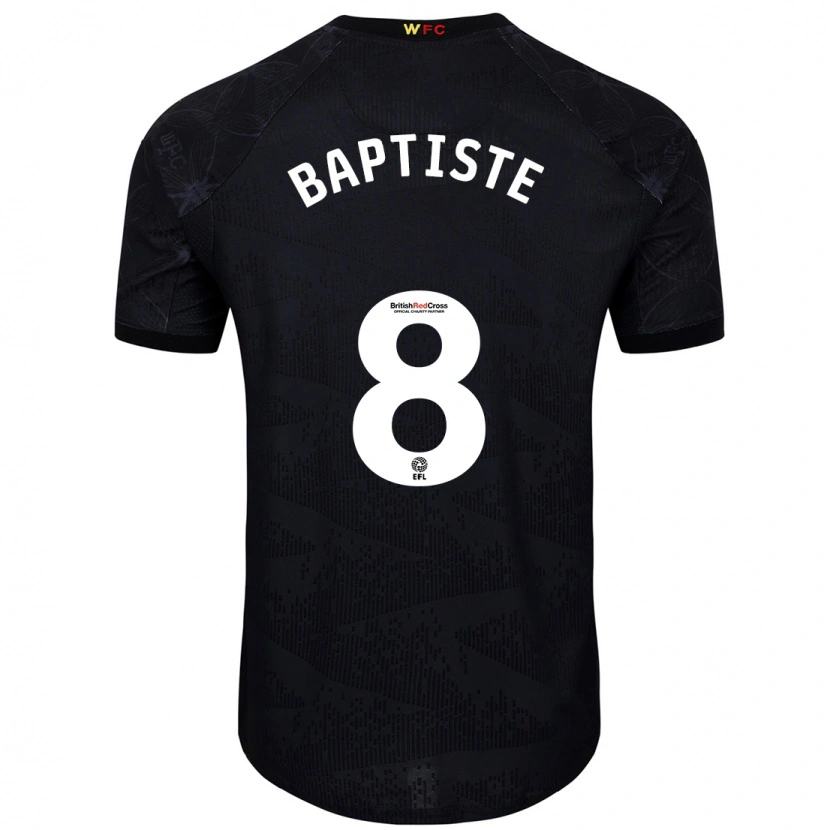 Danxen Herren Bianca Baptiste #8 Schwarz Weiß Auswärtstrikot Trikot 2024/25 T-Shirt