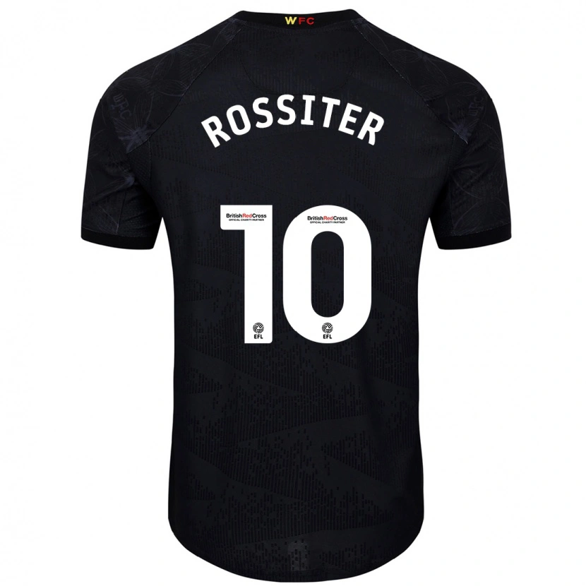 Danxen Herren Annie Rossiter #10 Schwarz Weiß Auswärtstrikot Trikot 2024/25 T-Shirt