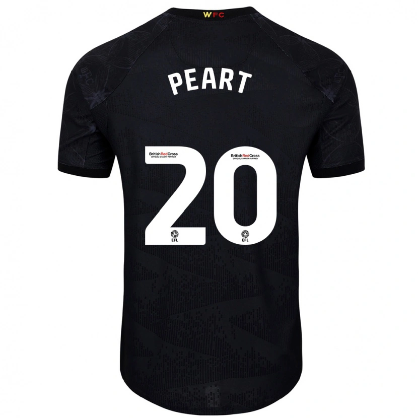 Danxen Herren Kalani Peart #20 Schwarz Weiß Auswärtstrikot Trikot 2024/25 T-Shirt