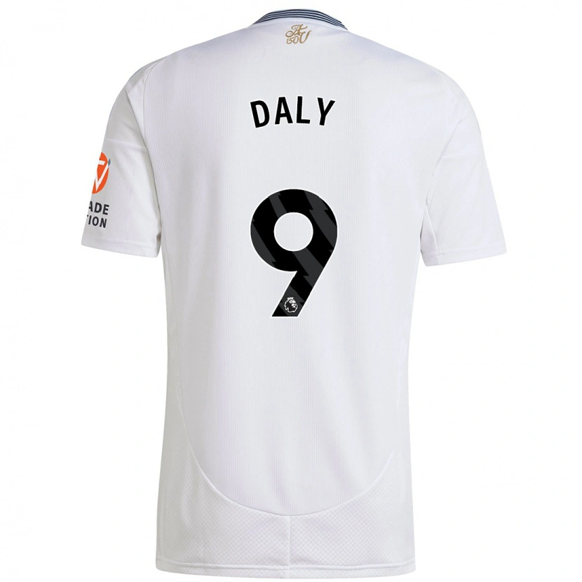 Danxen Herren Rachel Daly #9 Weiß Auswärtstrikot Trikot 2024/25 T-Shirt