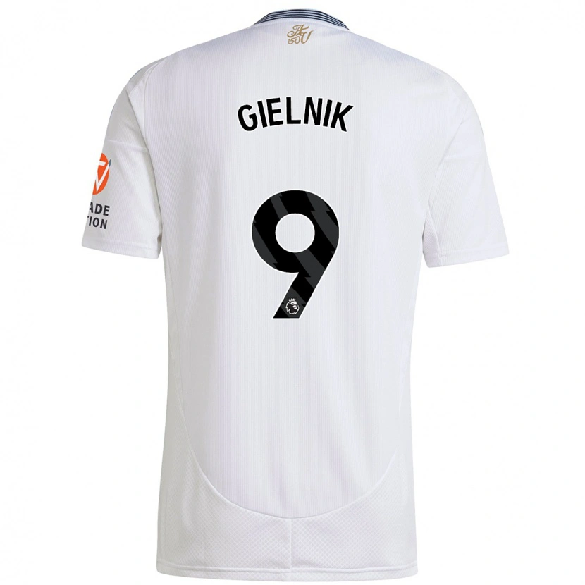 Danxen Herren Emily Gielnik #9 Weiß Auswärtstrikot Trikot 2024/25 T-Shirt