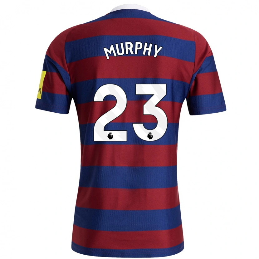 Danxen Herren Jacob Murphy #23 Burgunderrot Marineblau Auswärtstrikot Trikot 2024/25 T-Shirt