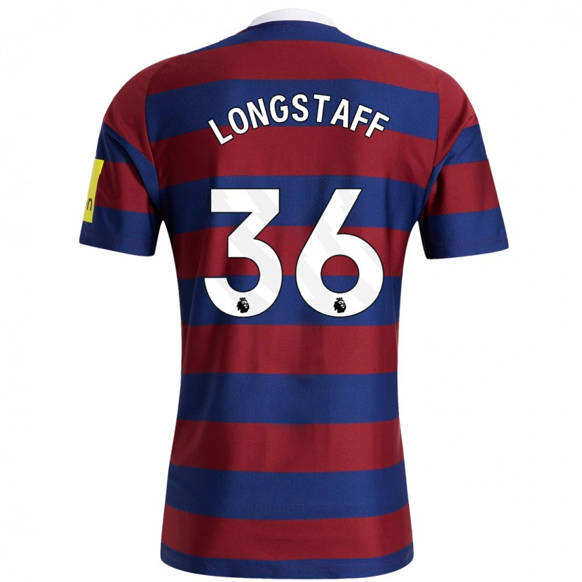 Danxen Herren Sean Longstaff #36 Burgunderrot Marineblau Auswärtstrikot Trikot 2024/25 T-Shirt