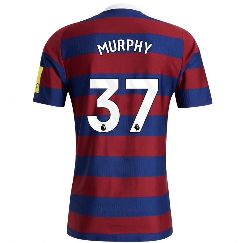 Danxen Herren Alex Murphy #37 Burgunderrot Marineblau Auswärtstrikot Trikot 2024/25 T-Shirt