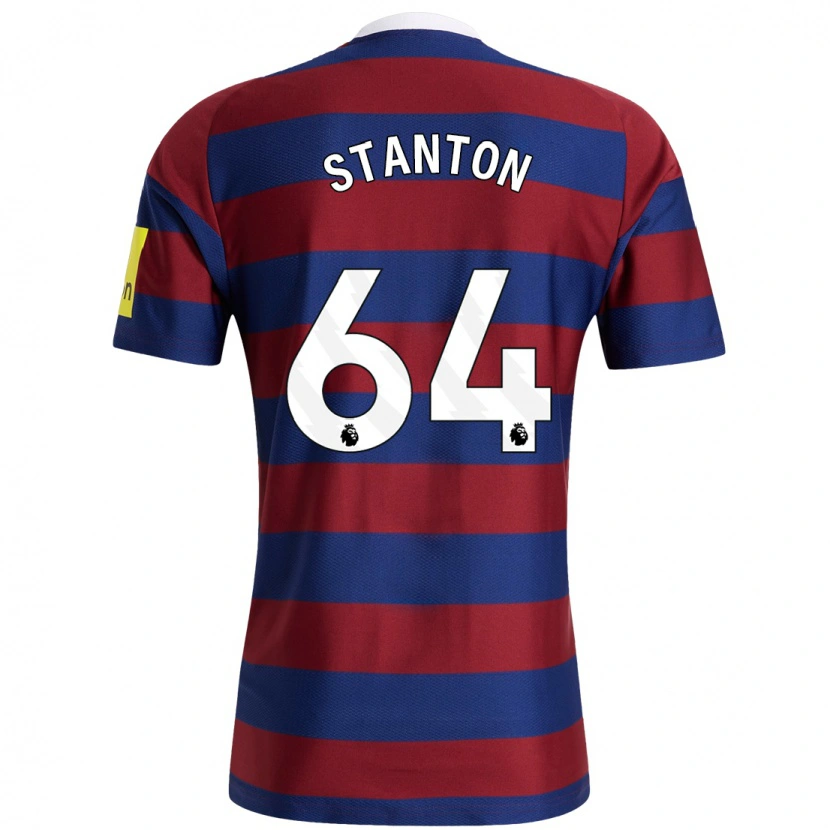 Danxen Herren Ellis Stanton #64 Burgunderrot Marineblau Auswärtstrikot Trikot 2024/25 T-Shirt