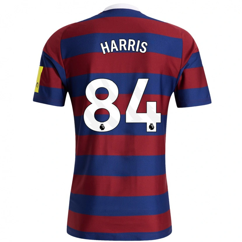 Danxen Herren Aidan Harris #84 Burgunderrot Marineblau Auswärtstrikot Trikot 2024/25 T-Shirt