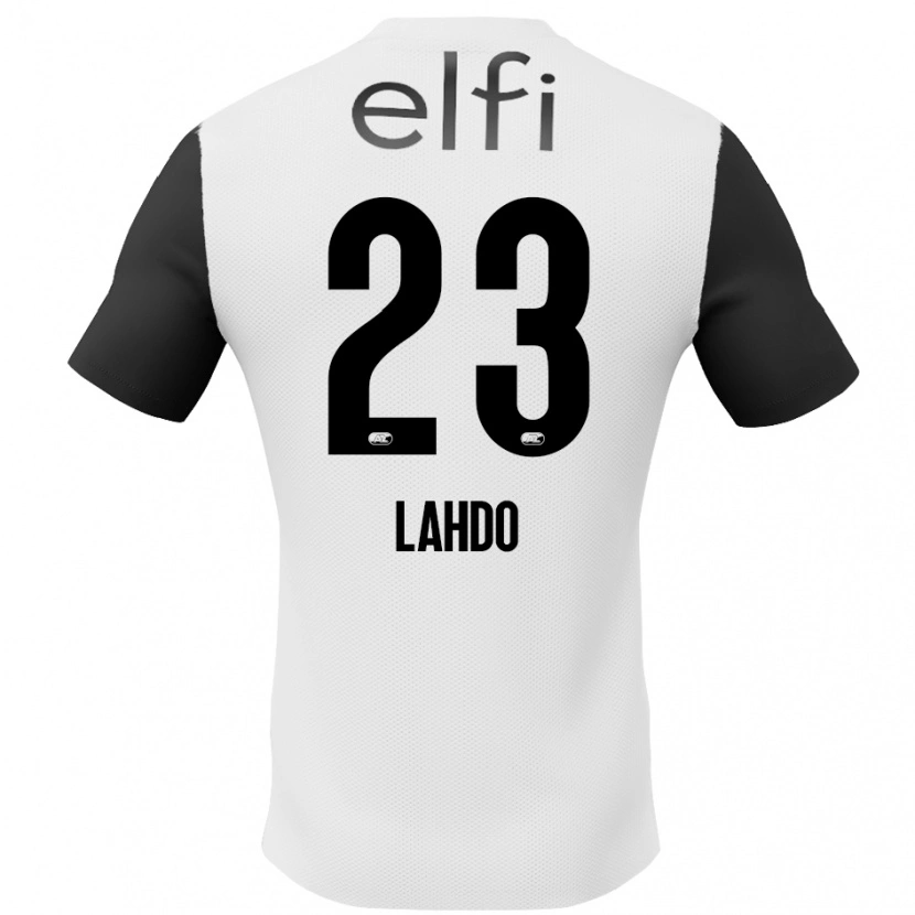 Danxen Herren Mayckel Lahdo #23 Weiß Schwarz Auswärtstrikot Trikot 2024/25 T-Shirt