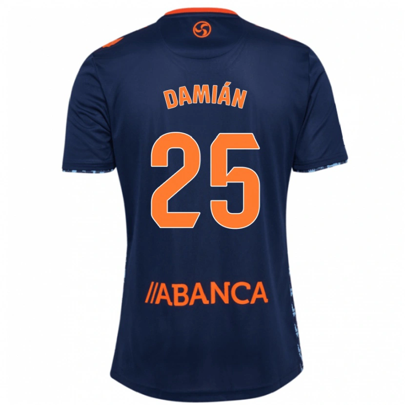Danxen Herren Damián Rodríguez #25 Marineblau Auswärtstrikot Trikot 2024/25 T-Shirt