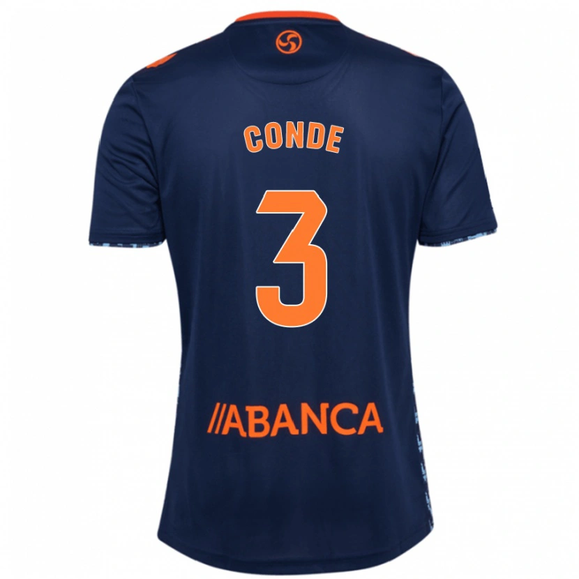 Danxen Herren Tincho Conde #3 Marineblau Auswärtstrikot Trikot 2024/25 T-Shirt