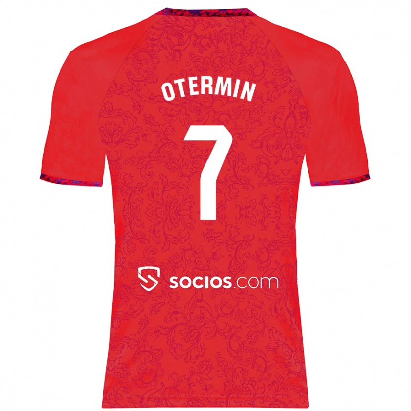 Danxen Herren Rosa María Otermín Abella #7 Rot Auswärtstrikot Trikot 2024/25 T-Shirt