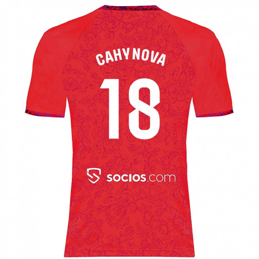 Danxen Herren Klara Cahynova #18 Rot Auswärtstrikot Trikot 2024/25 T-Shirt