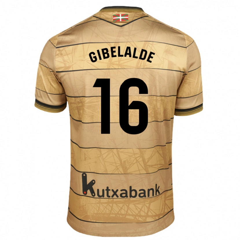 Danxen Herren Manex Gibelalde #16 Braun Auswärtstrikot Trikot 2024/25 T-Shirt