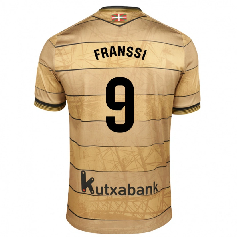 Danxen Herren Sanni Franssi #9 Braun Auswärtstrikot Trikot 2024/25 T-Shirt