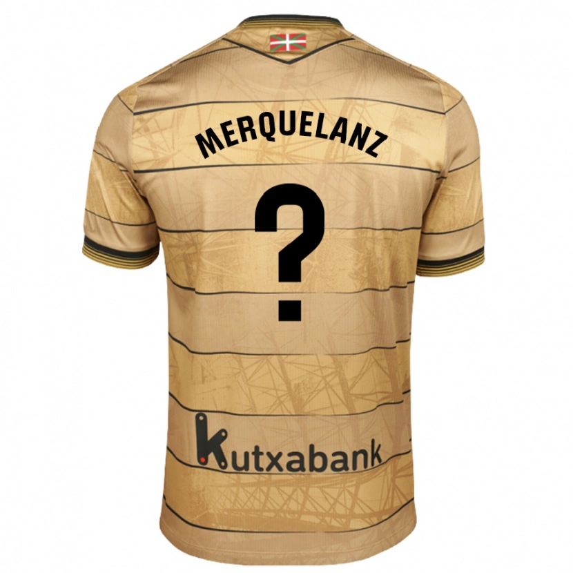 Danxen Herren Martín Merquelanz #0 Braun Auswärtstrikot Trikot 2024/25 T-Shirt