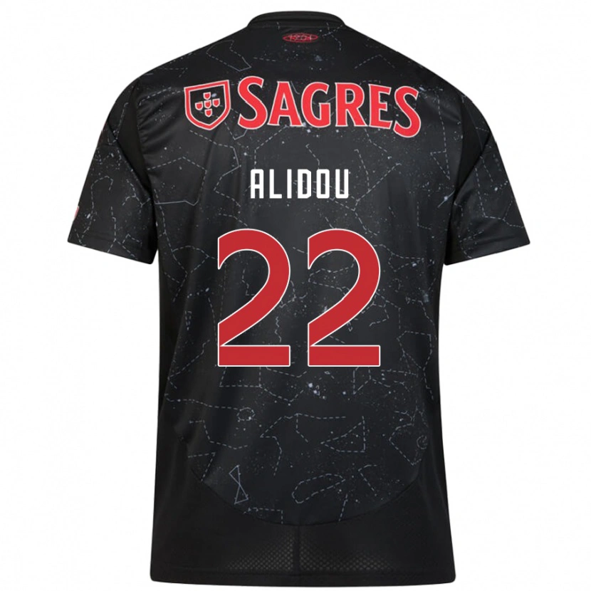 Danxen Herren Marie-Yasmine Alidou #22 Schwarz Rot Auswärtstrikot Trikot 2024/25 T-Shirt
