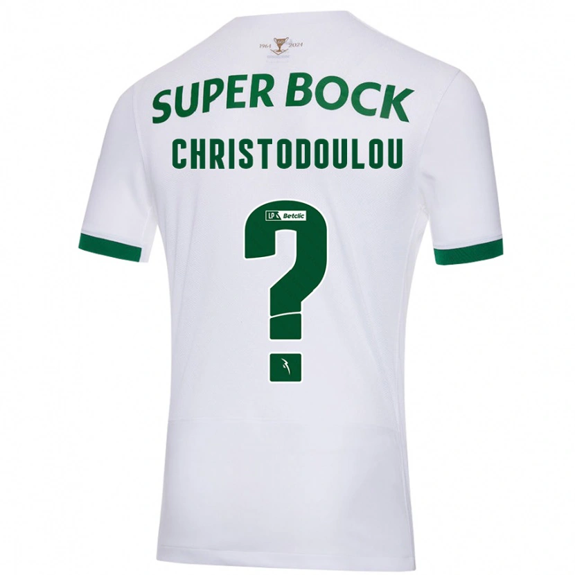Danxen Herren Argyris Christodoulou #0 Weiß Grün Auswärtstrikot Trikot 2024/25 T-Shirt