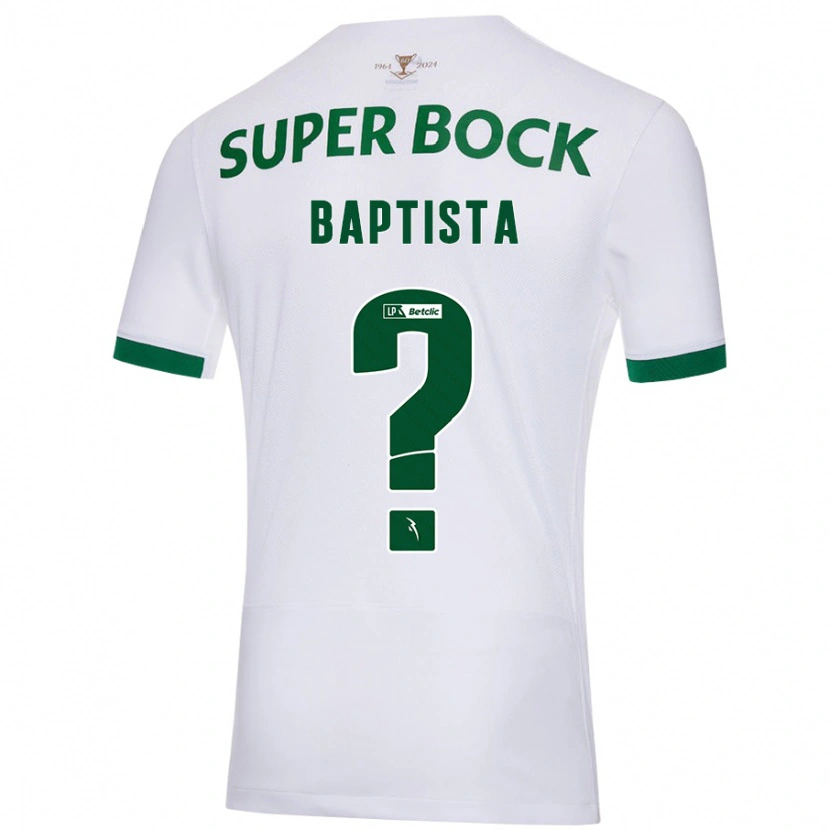 Danxen Herren Brandão Baptista #0 Weiß Grün Auswärtstrikot Trikot 2024/25 T-Shirt