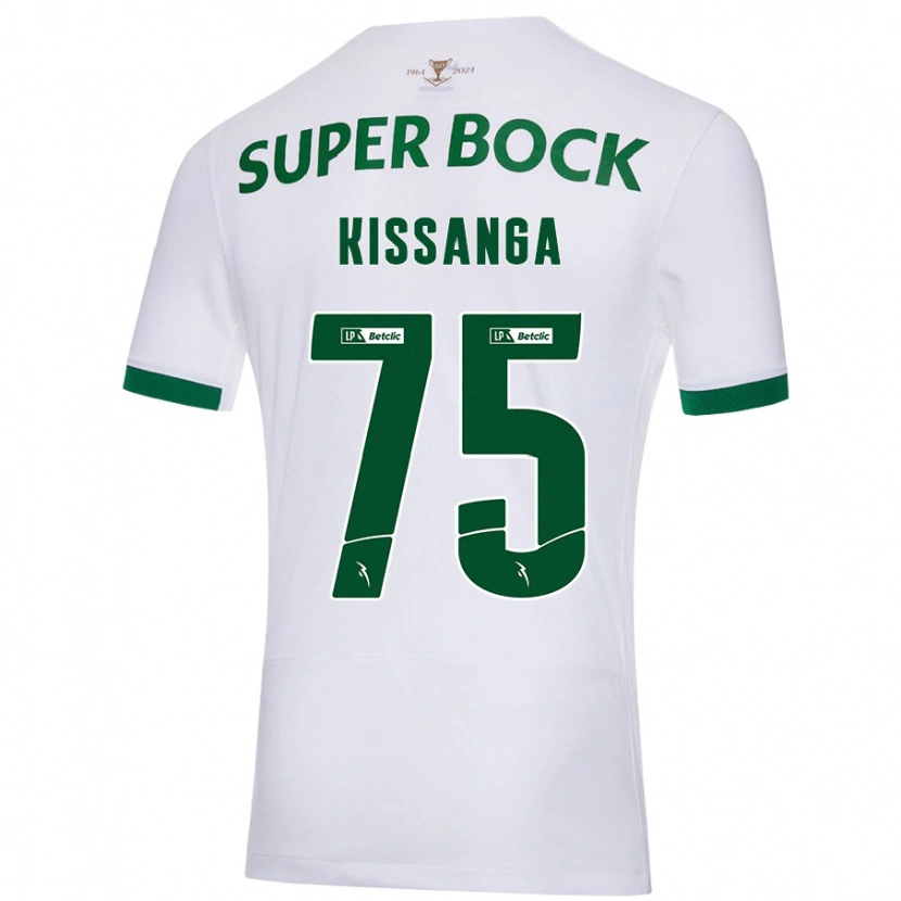 Danxen Herren Manuel Kissanga #75 Weiß Grün Auswärtstrikot Trikot 2024/25 T-Shirt