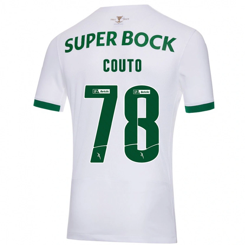 Danxen Herren Mauro Couto #78 Weiß Grün Auswärtstrikot Trikot 2024/25 T-Shirt