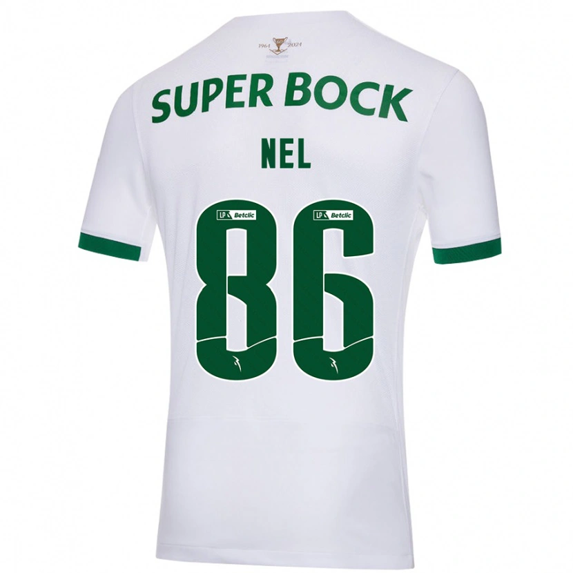 Danxen Herren Rafael Nel #86 Weiß Grün Auswärtstrikot Trikot 2024/25 T-Shirt