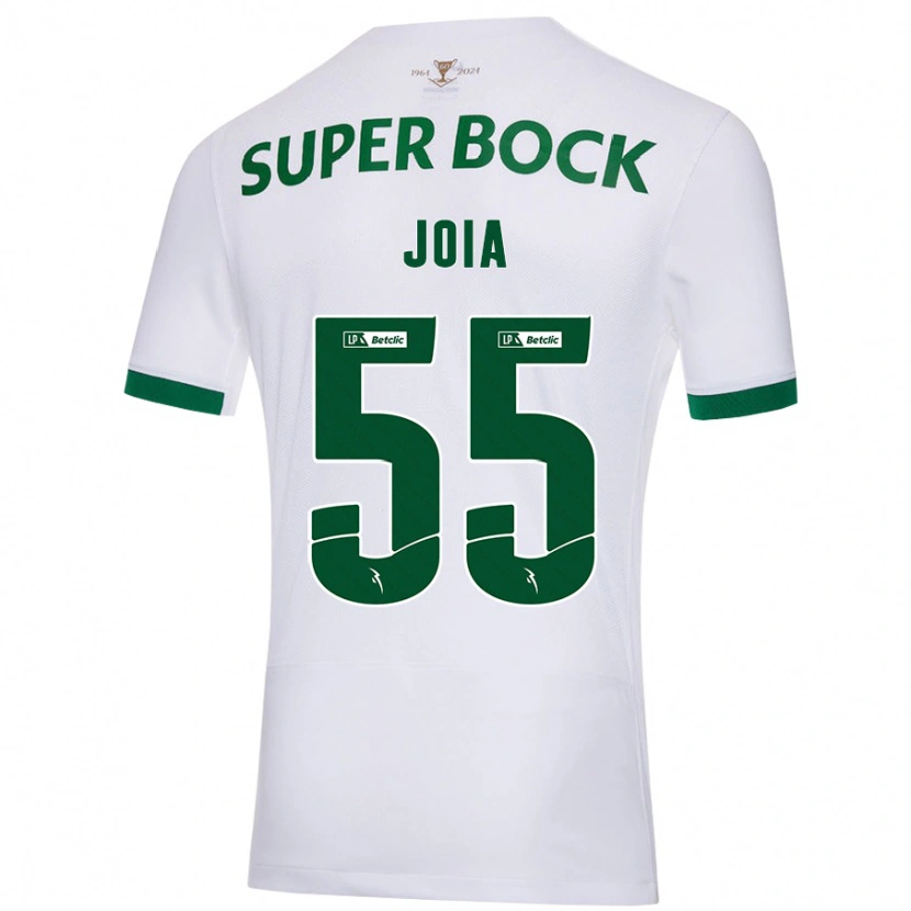 Danxen Herren Carolina Joia #55 Weiß Grün Auswärtstrikot Trikot 2024/25 T-Shirt