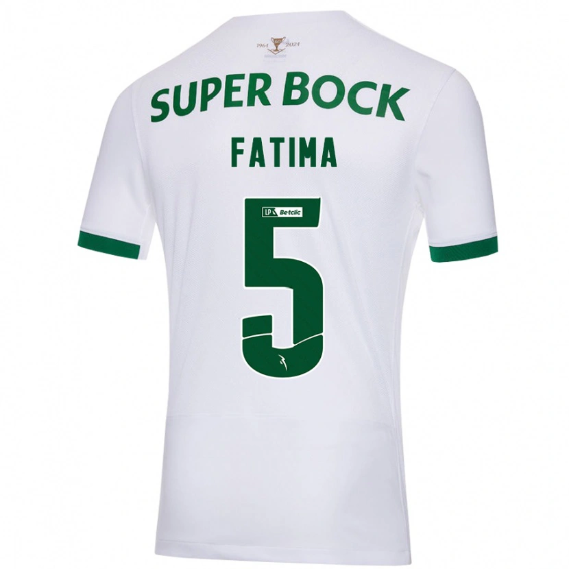 Danxen Herren Francisca Fatima Aquino Dutra #5 Weiß Grün Auswärtstrikot Trikot 2024/25 T-Shirt