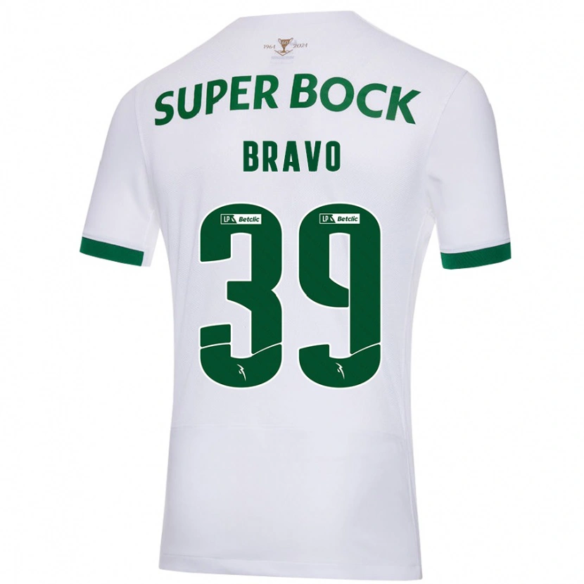 Danxen Herren Bravo #39 Weiß Grün Auswärtstrikot Trikot 2024/25 T-Shirt
