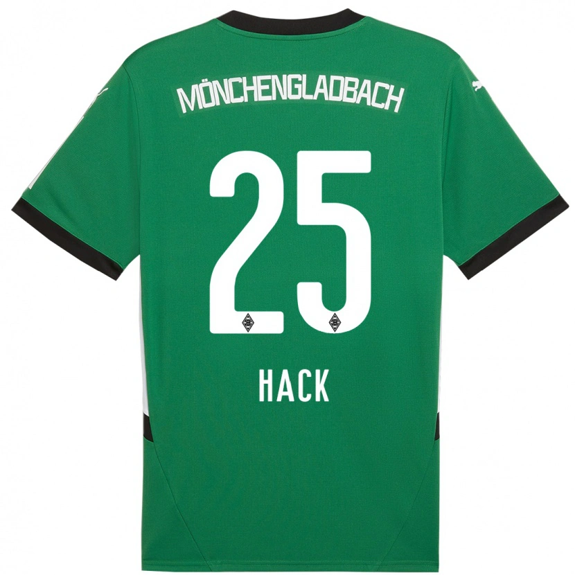Danxen Herren Robin Hack #25 Grün Weiß Auswärtstrikot Trikot 2024/25 T-Shirt