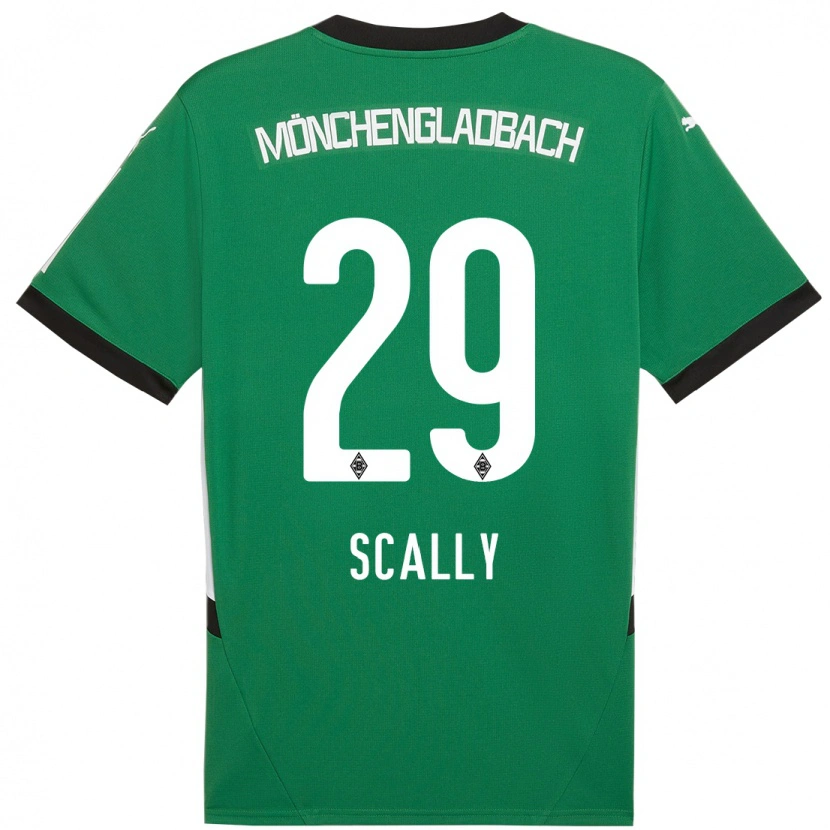 Danxen Herren Joe Scally #29 Grün Weiß Auswärtstrikot Trikot 2024/25 T-Shirt