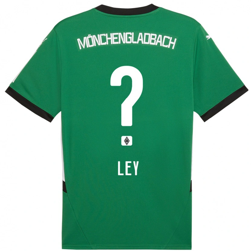 Danxen Herren Marlon Ley #0 Grün Weiß Auswärtstrikot Trikot 2024/25 T-Shirt